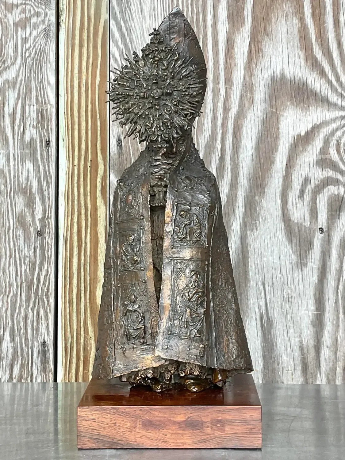 Vintage Boho Bruno Lucchesi Bronze Sculpture — additional photo 3