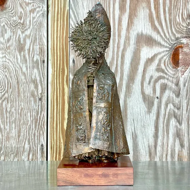 Vintage Boho Bruno Lucchesi Bronze Sculpture — additional photo 4