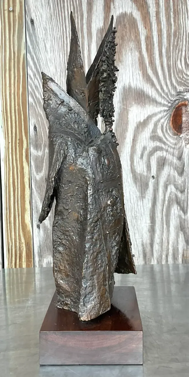 Vintage Boho Bruno Lucchesi Bronze Sculpture — additional photo 6