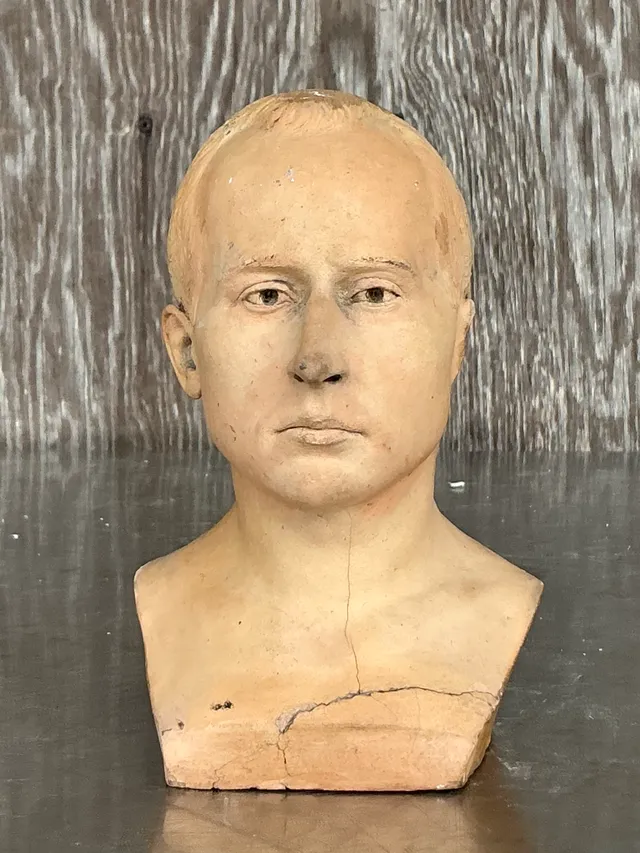 Vintage Boho Bust of Man — additional photo 5