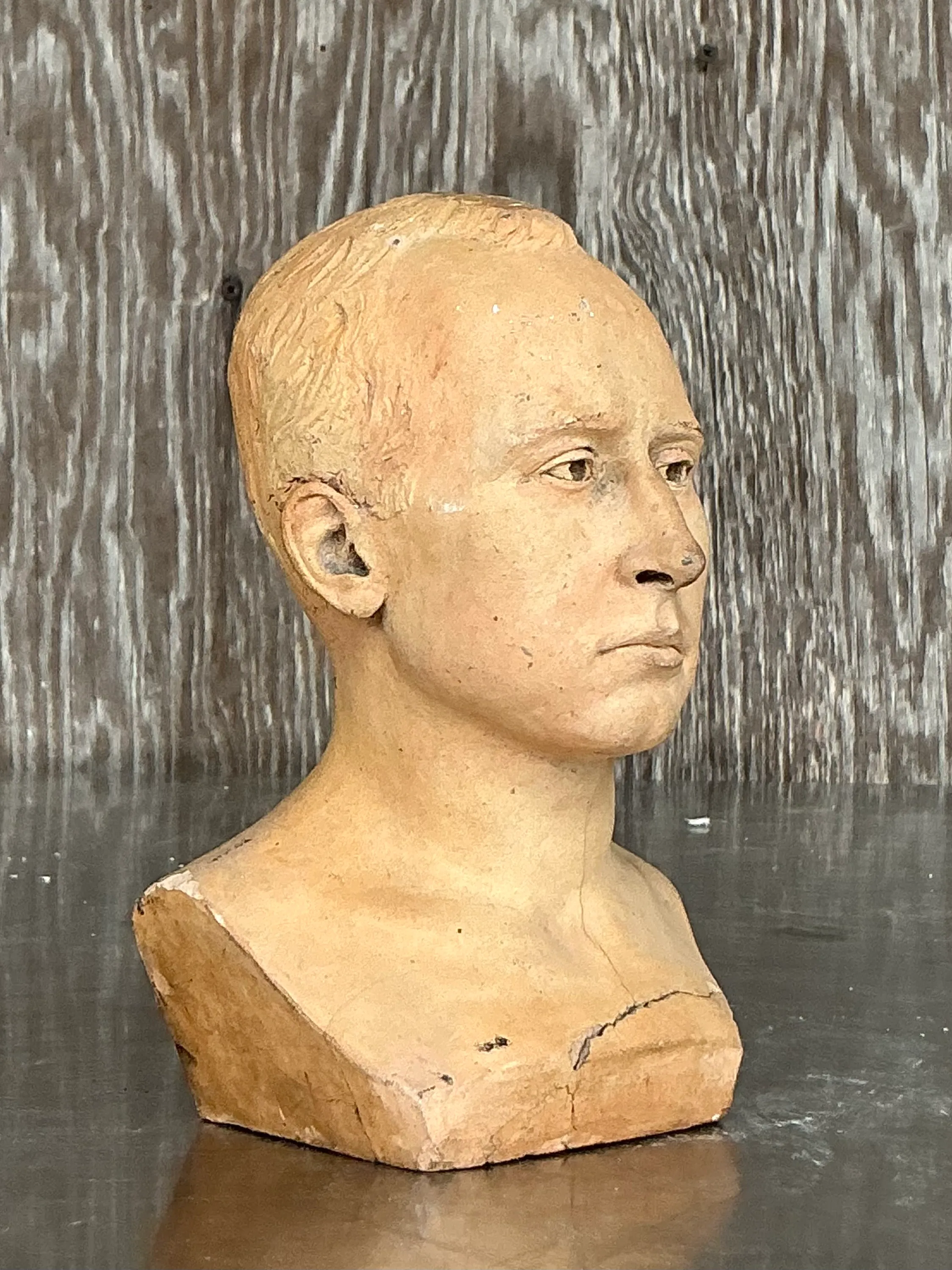 Vintage Boho Bust of Man — additional photo 7