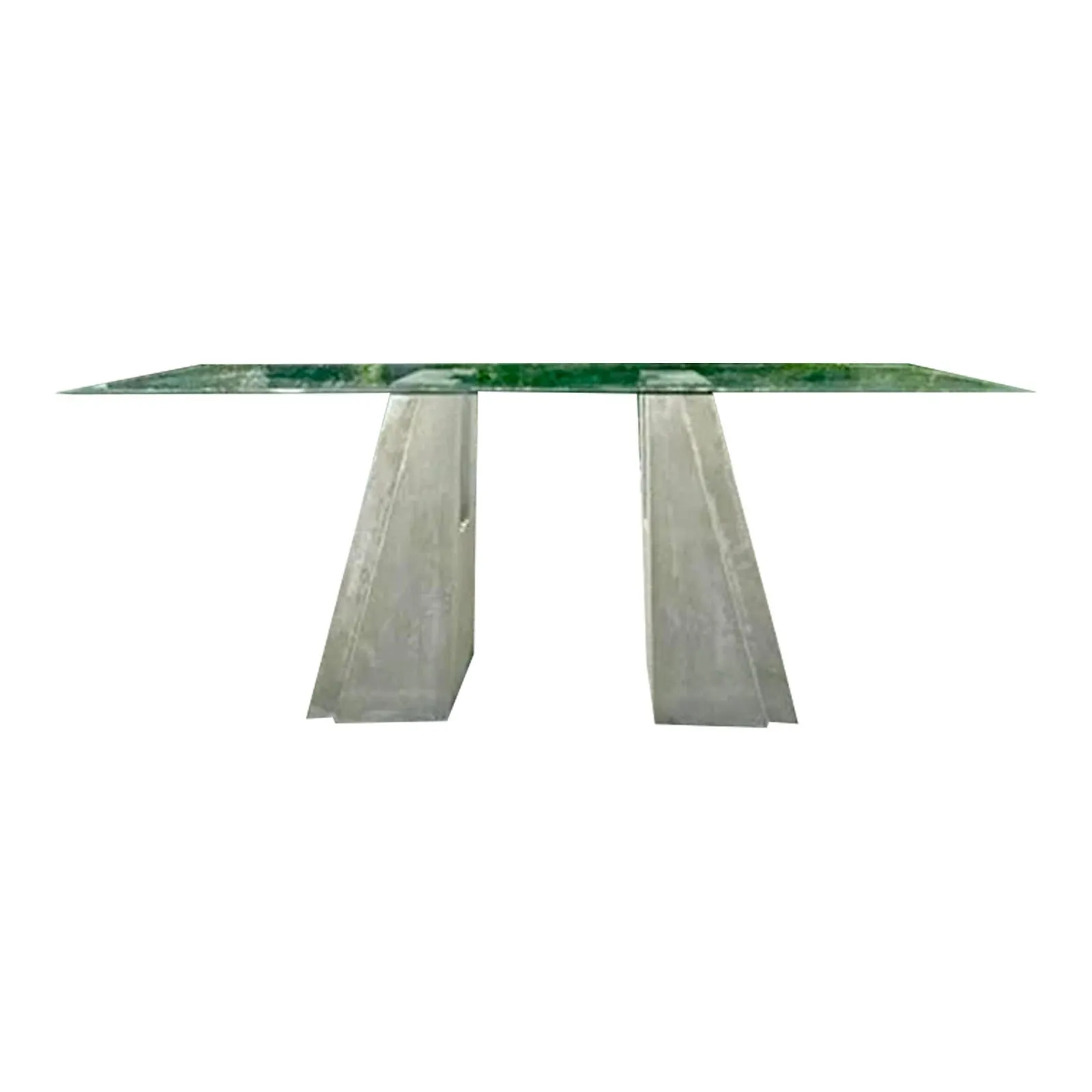 Vintage Boho Cast Concrete Dining Table — additional photo 1