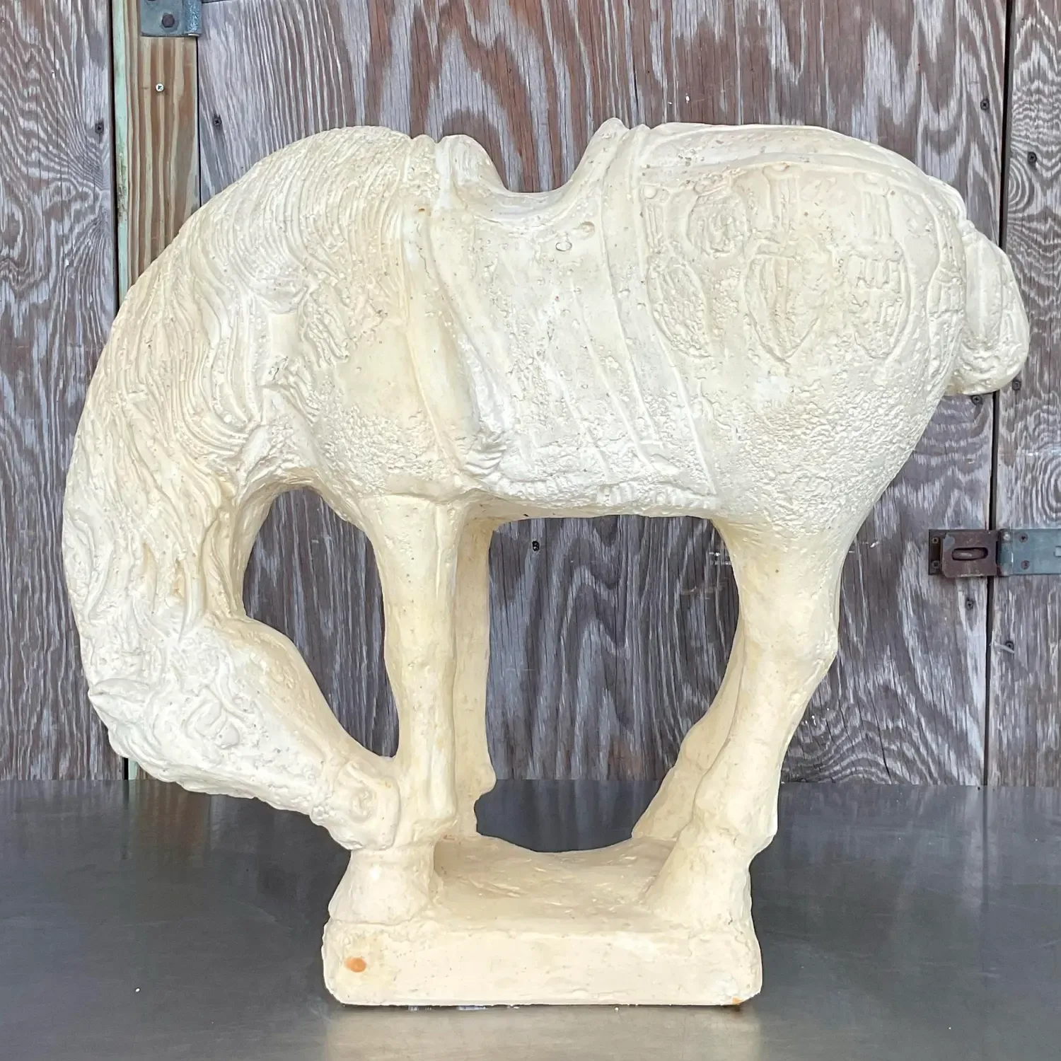 Vintage Boho Ceramic Tang Dynasty Horse — additional photo 1