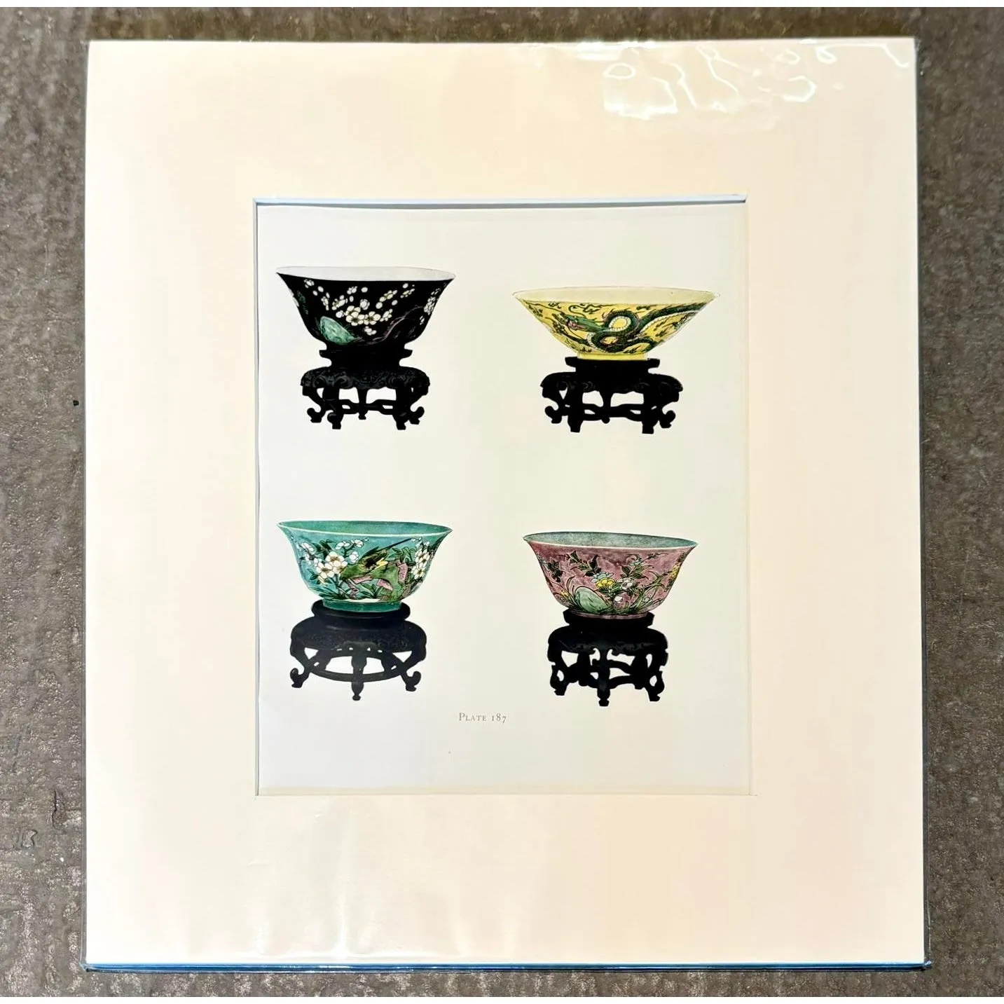 Vintage Boho Chinese Porcelain Print — additional photo 2