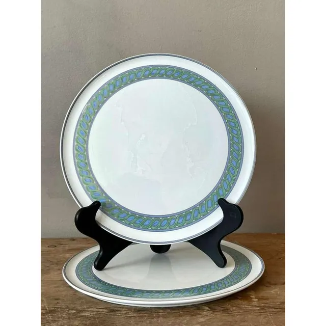 Vintage Boho Christofle "Torsada" Cake Plates - A Pair — additional photo 2