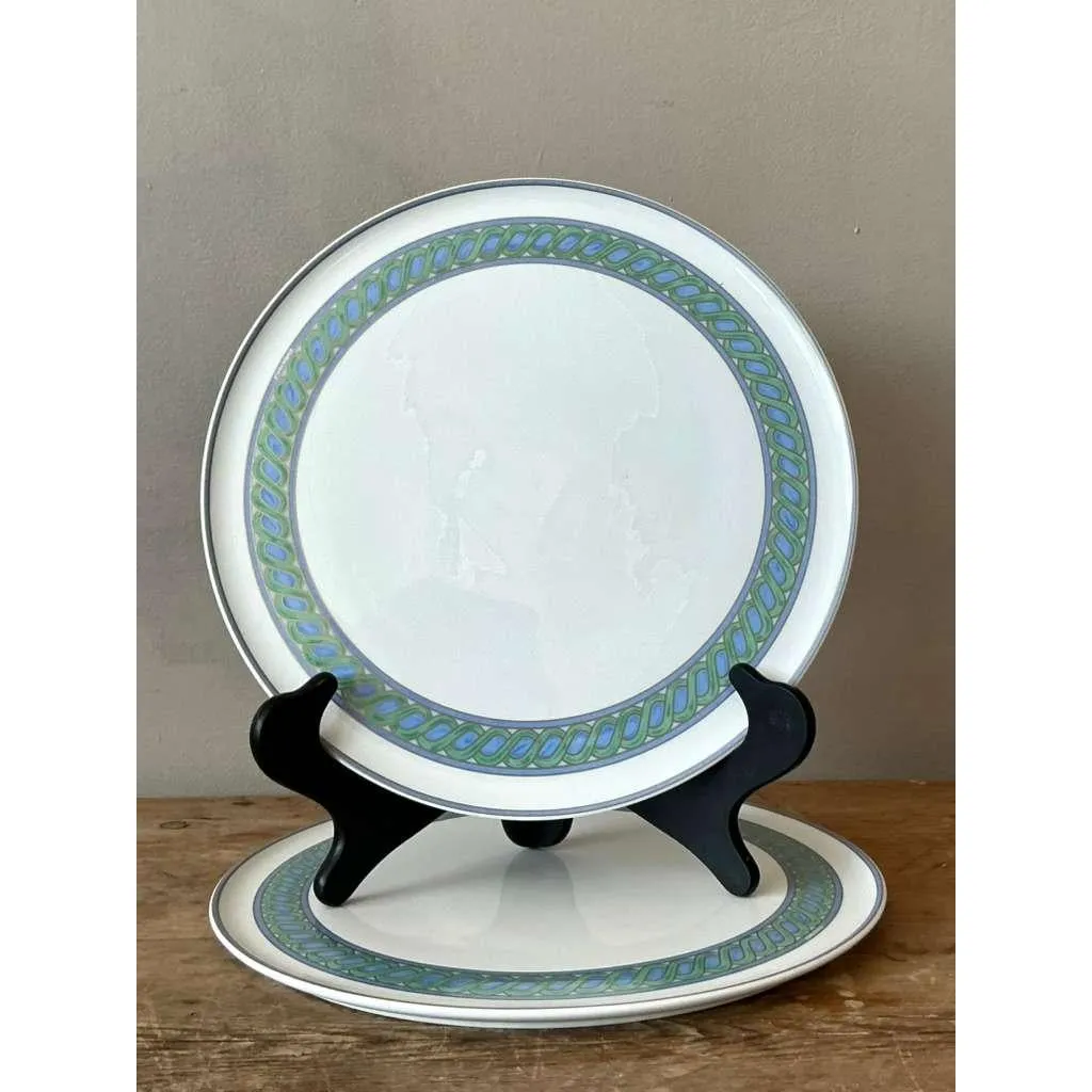 Vintage Boho Christofle "Torsada" Cake Plates - A Pair — additional photo 6