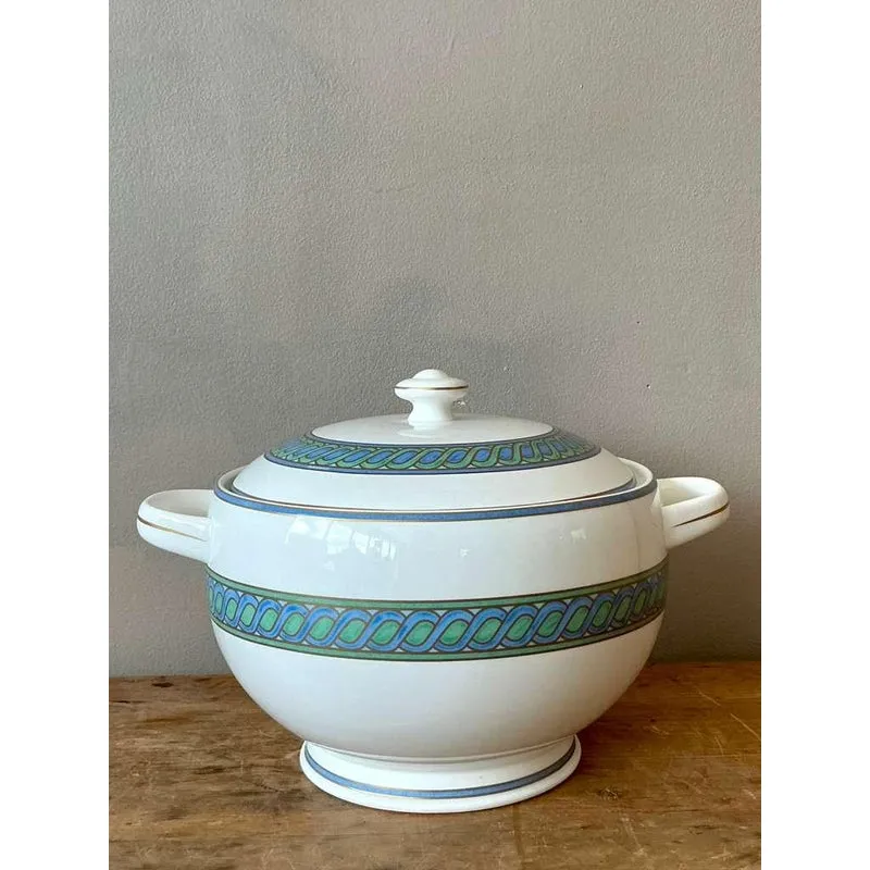 Vintage Boho Christofle "Torsada" Covered Vegetable Dish — additional photo 3