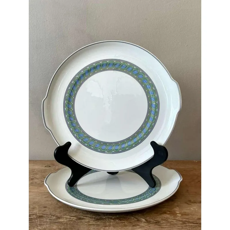 Vintage Boho Christofle "Torsada" Serving Platter - A Pair — additional photo 2