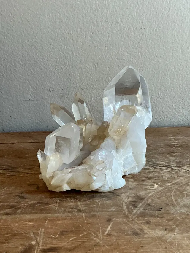 Vintage Boho Clear Quartz Cluster — additional photo 4
