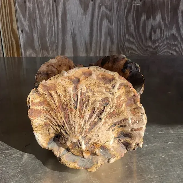 Vintage Boho Coastal Studio Pottery Vase — additional photo 6