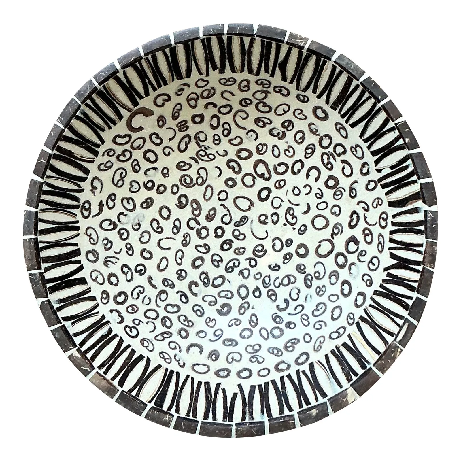 Vintage Boho Coconut Shell Bowl — additional photo 1