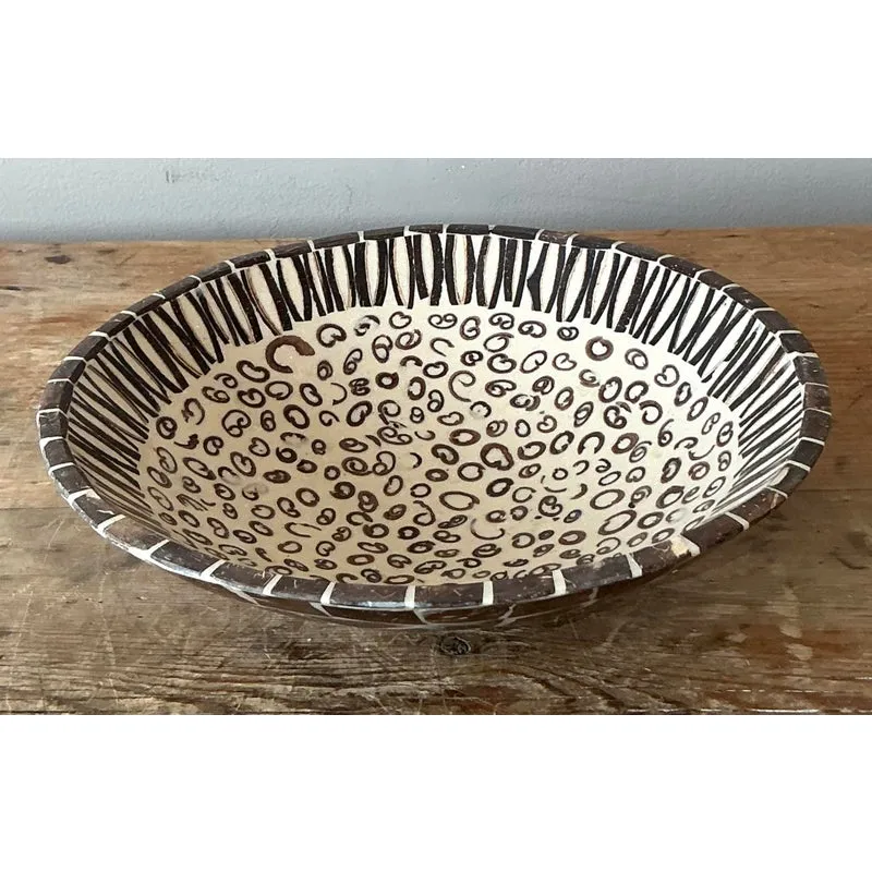 Vintage Boho Coconut Shell Bowl — additional photo 5