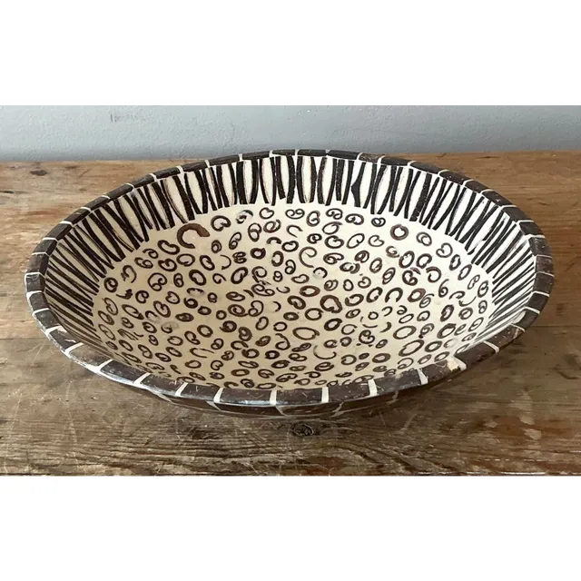 Vintage Boho Coconut Shell Bowl — additional photo 8