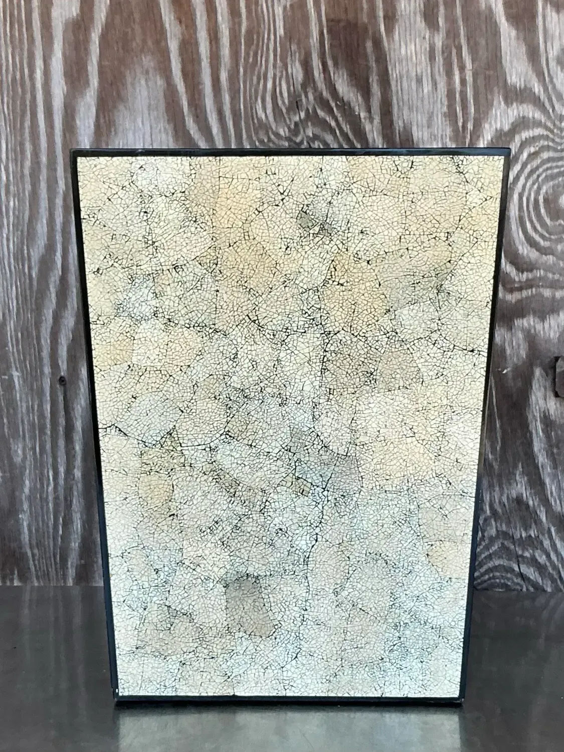 Vintage Boho Coquille D’Oeuf Eggshell Side Table — additional photo 7
