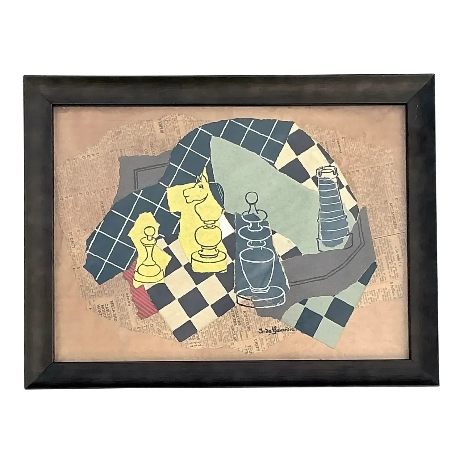 Vintage Boho DeGavarie Original Collage — additional photo 1