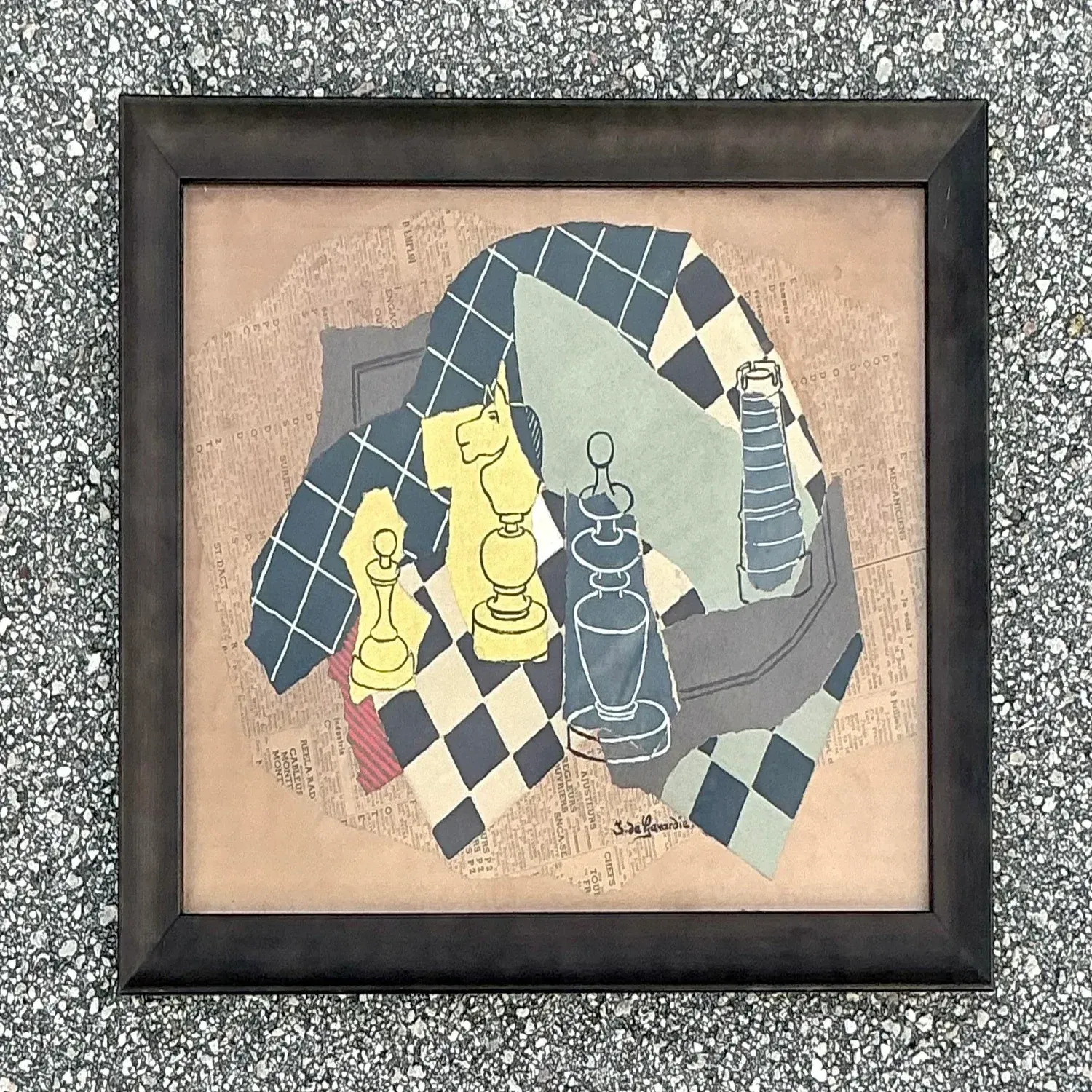 Vintage Boho DeGavarie Original Collage — additional photo 4