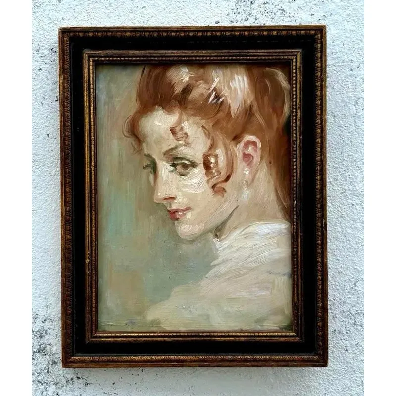 Vintage Boho Delicate Portrait of Red Haired Woman — additional photo 5