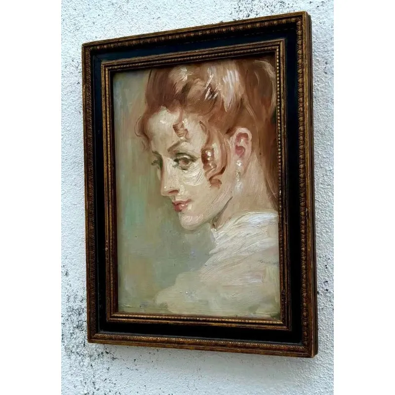 Vintage Boho Delicate Portrait of Red Haired Woman — additional photo 7