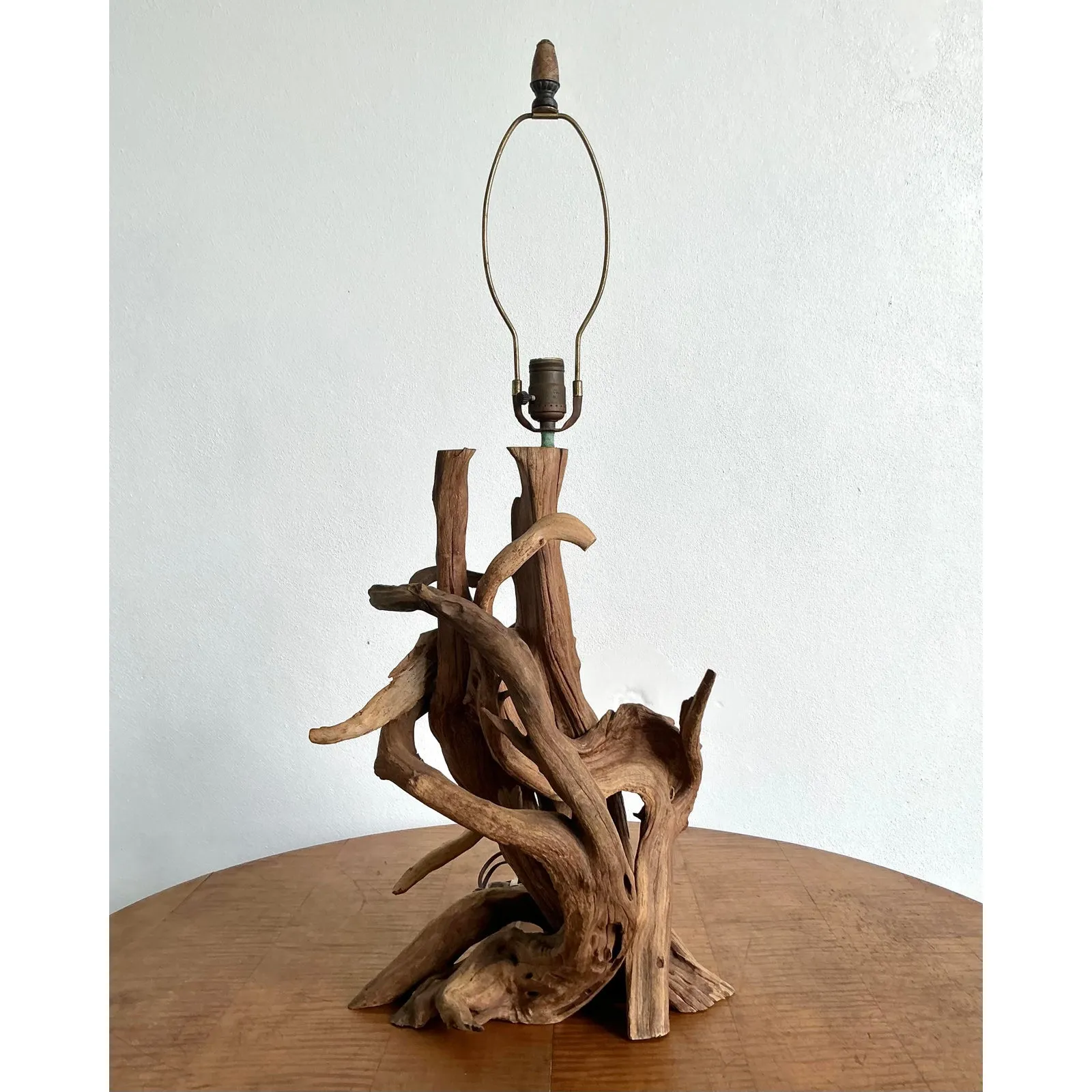Vintage Boho Driftwood Lamp
