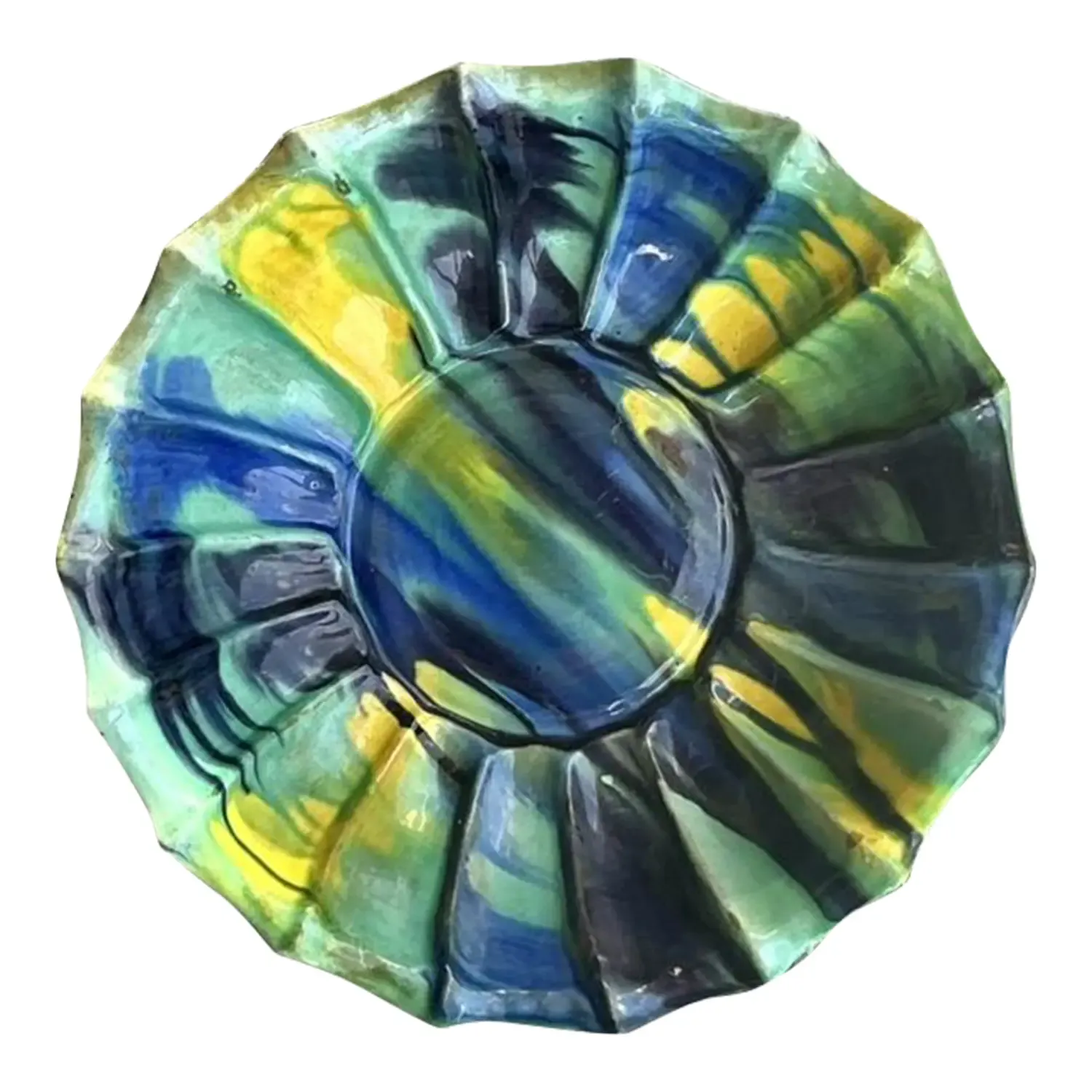 Vintage Boho Drip Glaze Bowl — additional photo 1