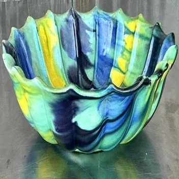 Vintage Boho Drip Glaze Bowl — additional photo 8