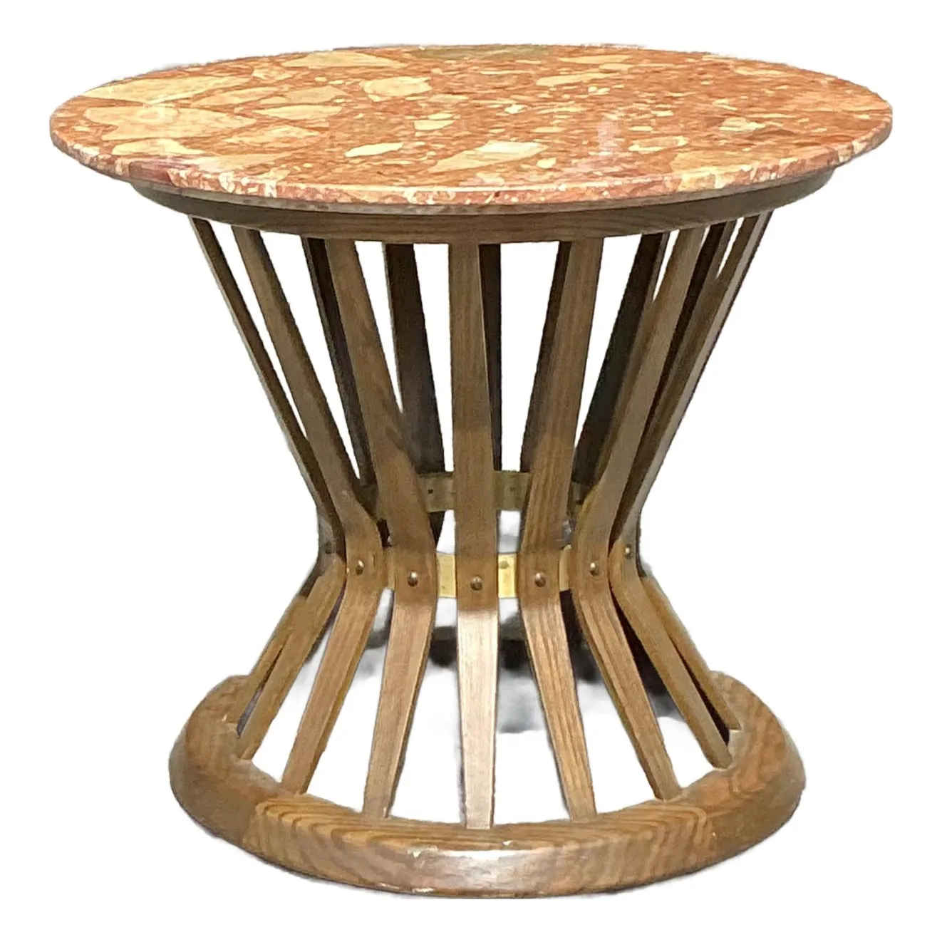 Vintage Boho Edward Wormley for Dunbar Terrazzo Top Side Table — additional photo 1