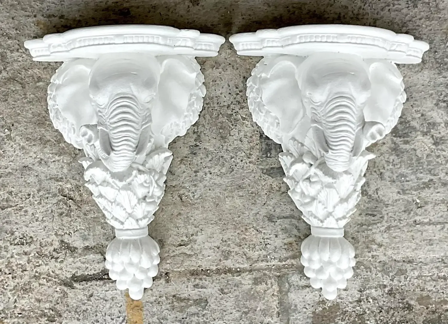 Vintage Boho Elephant Lamps - A Pair — additional photo 3