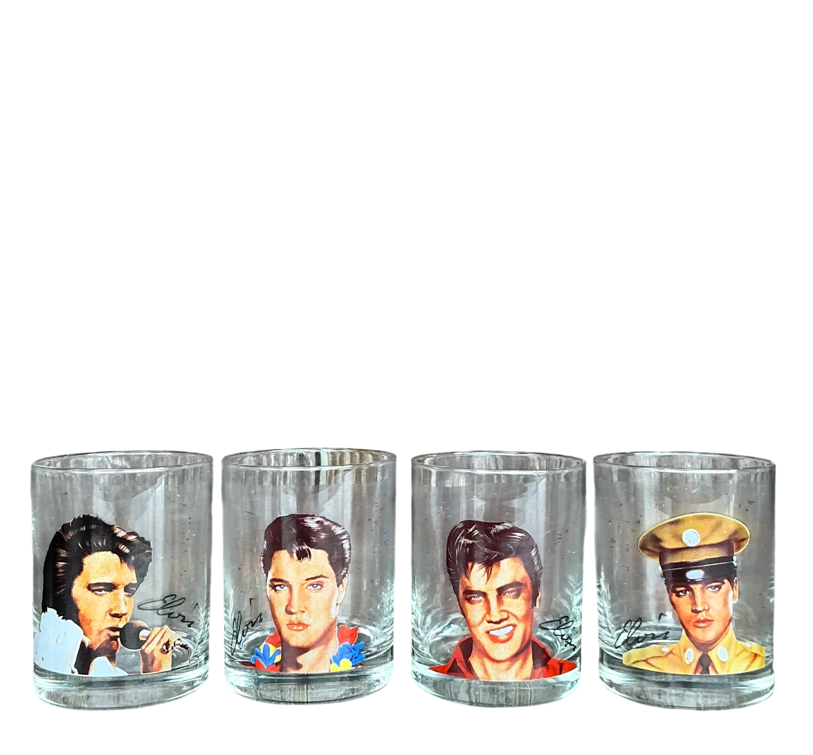 Vintage Boho Elvis Rocks Glasses - Set Of 4 — additional photo 6
