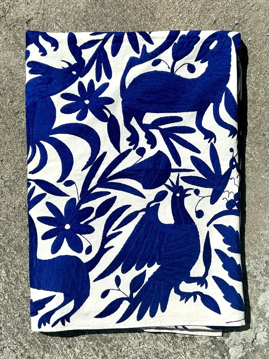 Vintage Boho Embroidered Tablecloth — additional photo 3