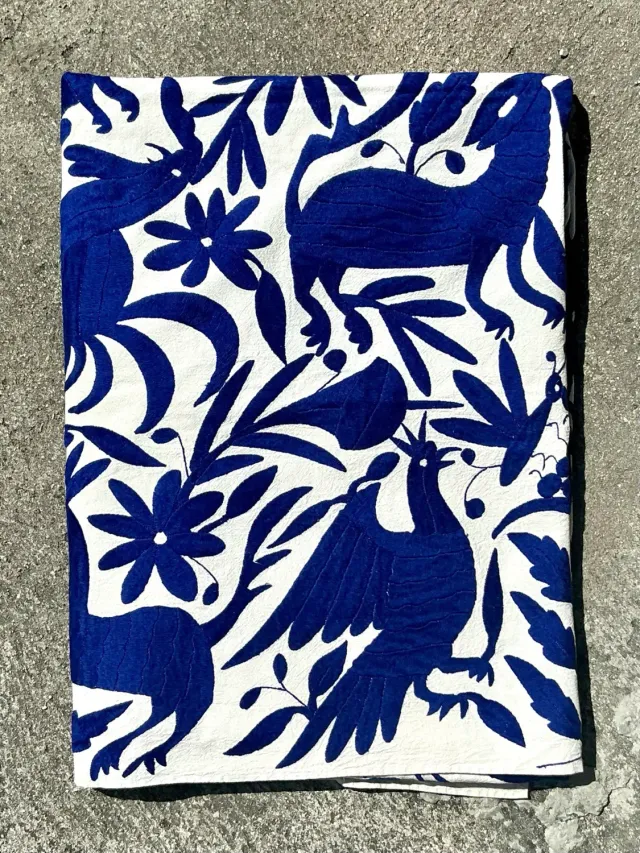 Vintage Boho Embroidered Tablecloth — additional photo 6