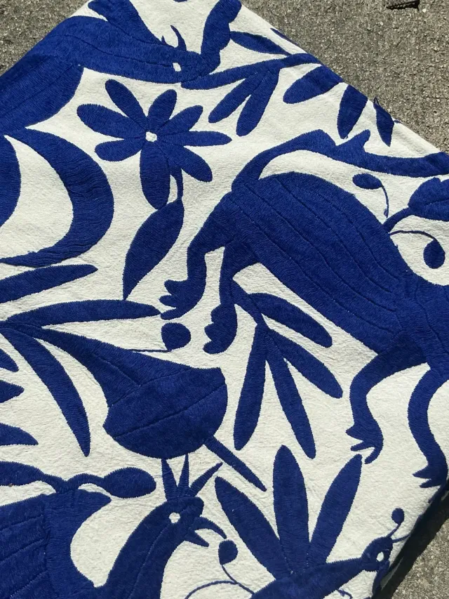 Vintage Boho Embroidered Tablecloth — additional photo 7