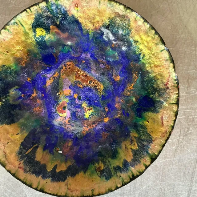 Vintage Boho Enamel Bowl — additional photo 2