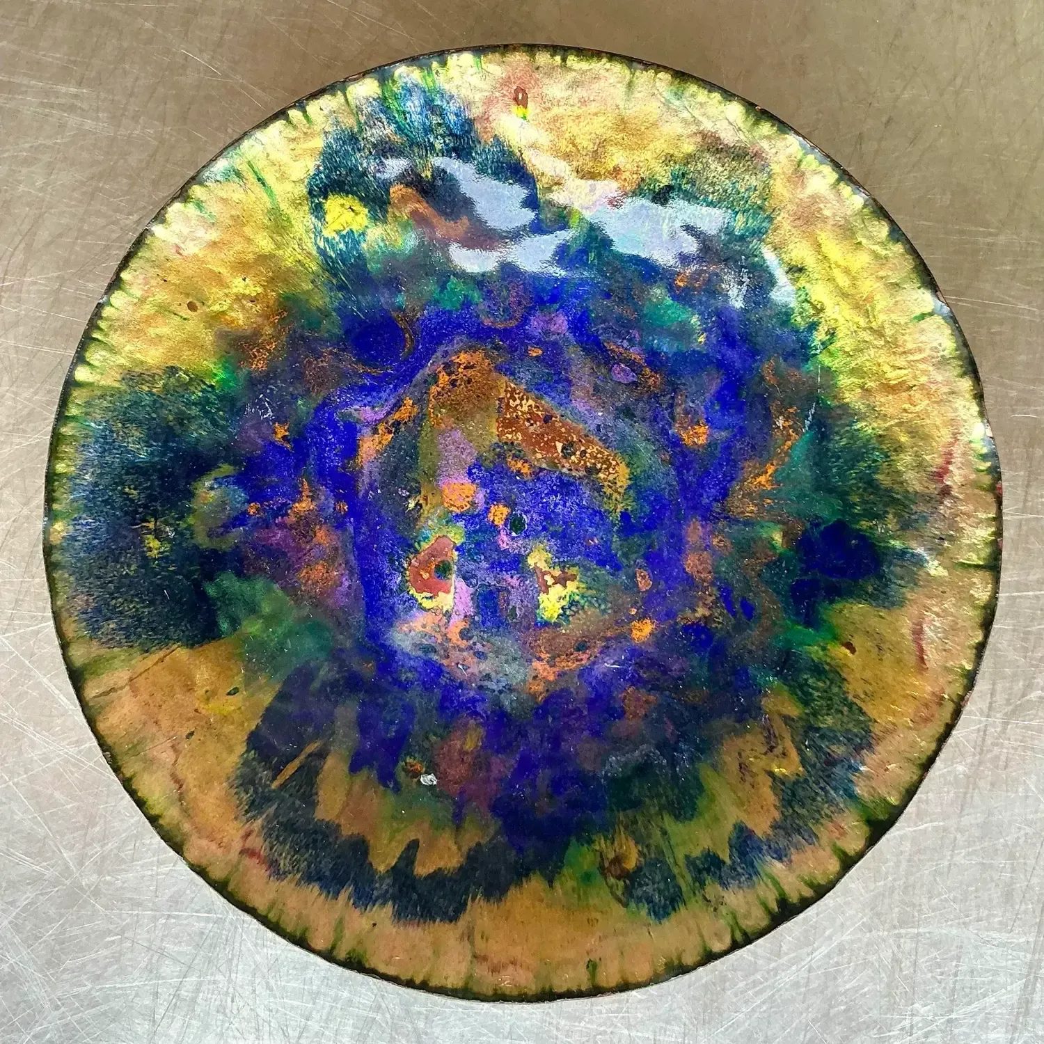 Vintage Boho Enamel Bowl — additional photo 3