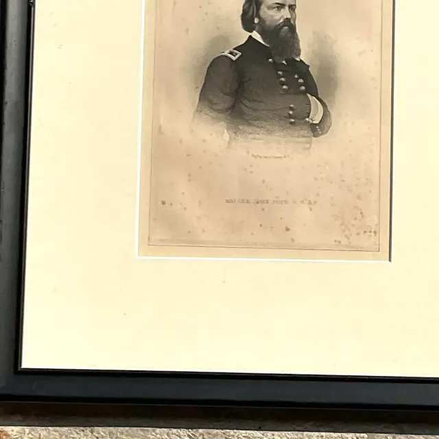 Vintage Boho Engraving of Military Man — additional photo 4