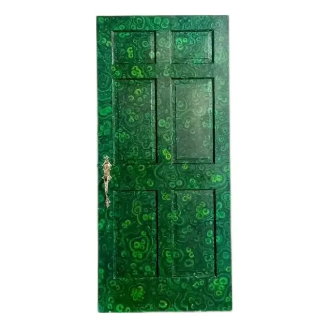 Vintage Boho Faux Finished Malachite Door — additional photo 4