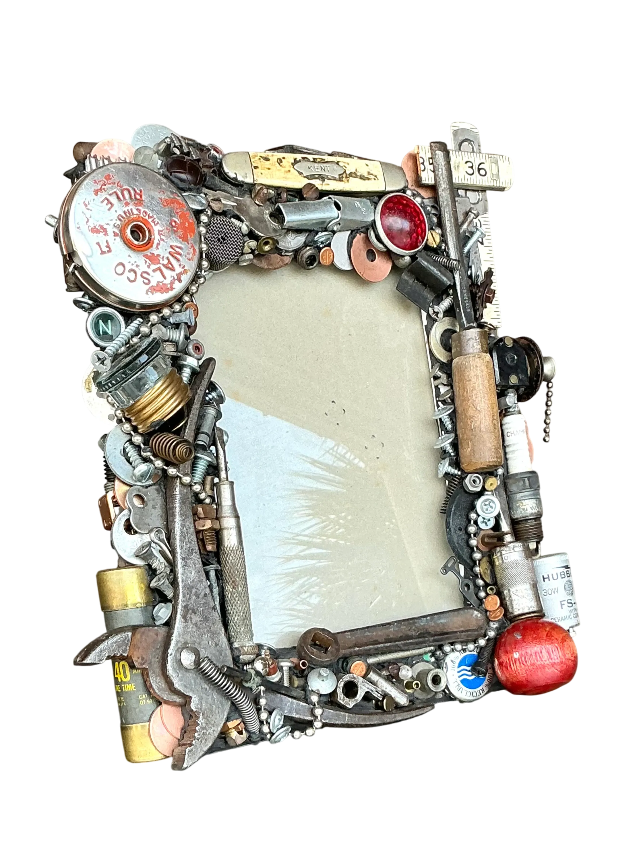 Vintage Boho Found Object Frame — additional photo 2