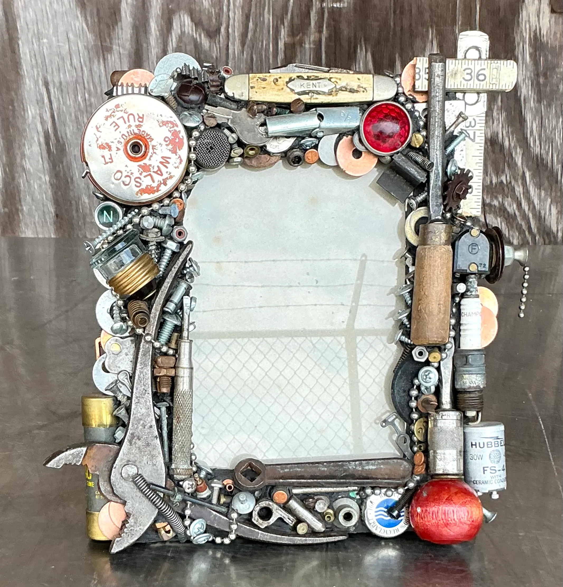 Vintage Boho Found Object Frame — additional photo 3