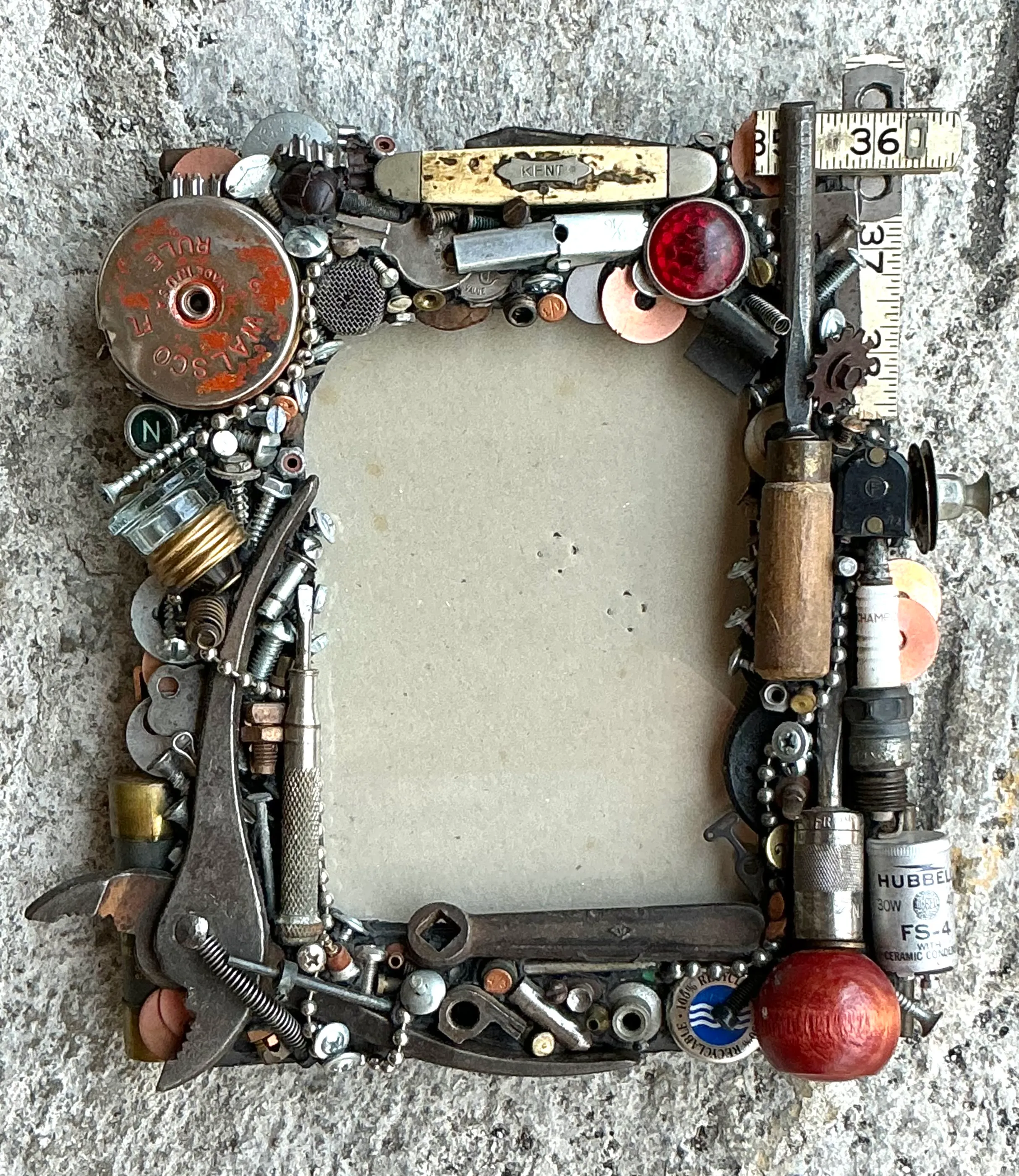 Vintage Boho Found Object Frame — additional photo 4