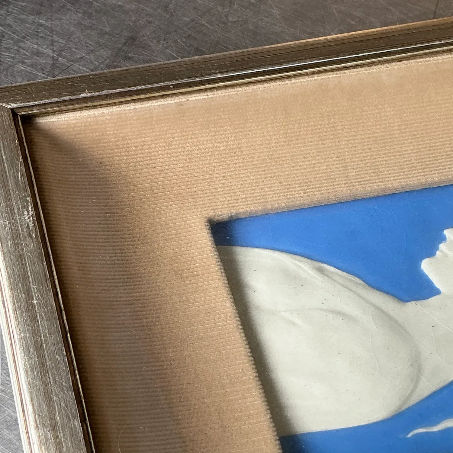 Vintage Boho Framed Ceramic Profile Relief — additional photo 7