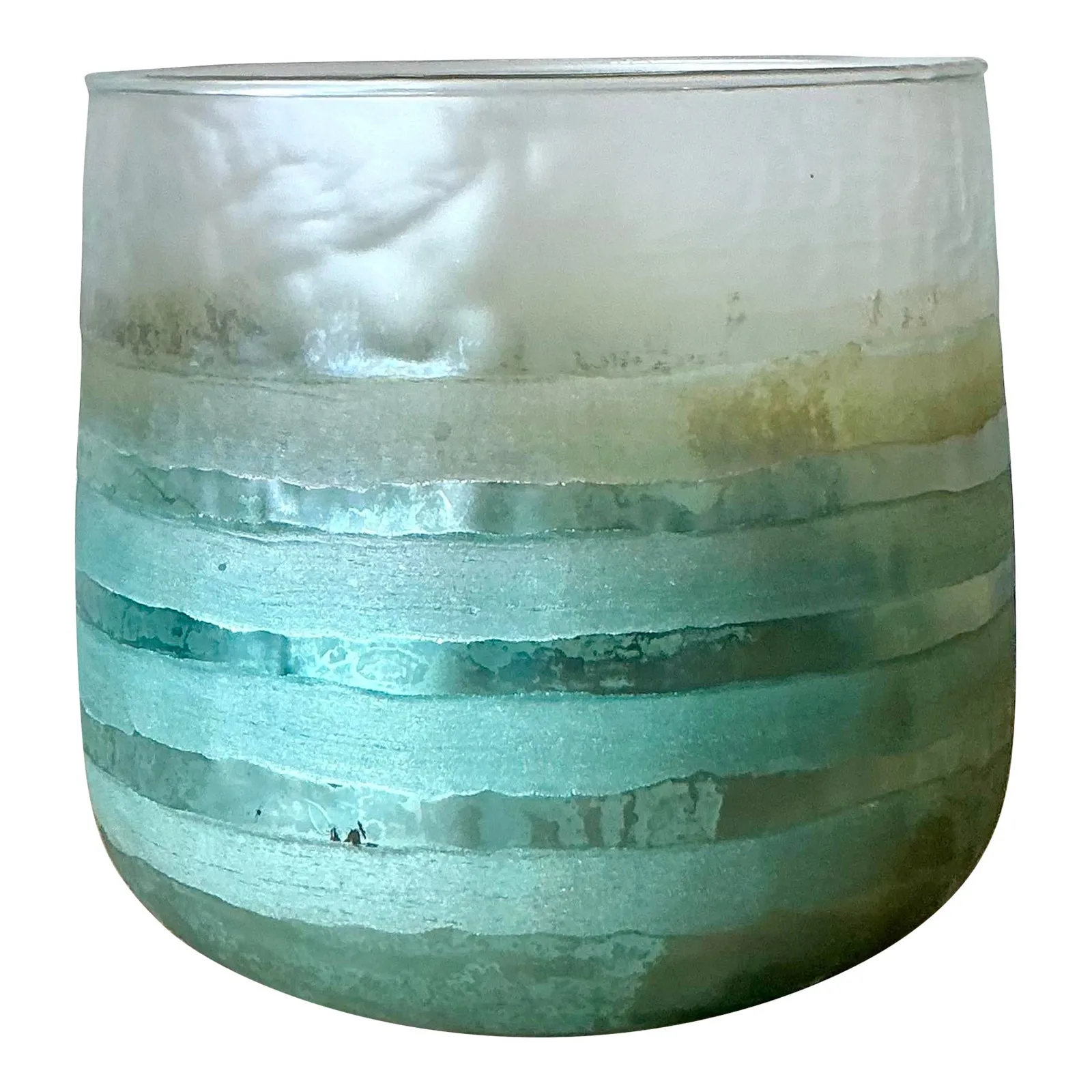 Vintage Boho Frosted Vase — additional photo 2