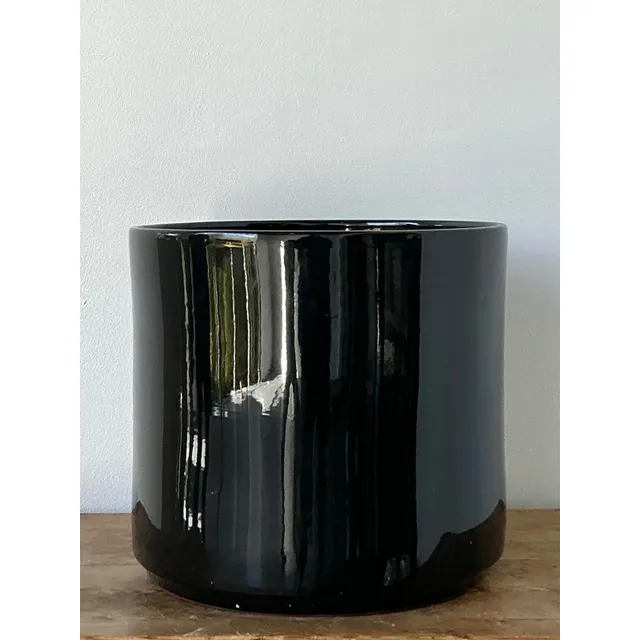 Vintage Boho Gainey Glazed Ceramic Planter — additional photo 4