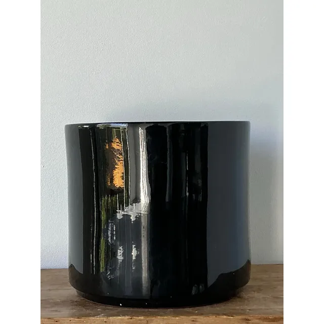 Vintage Boho Gainey Glazed Ceramic Planter — additional photo 5