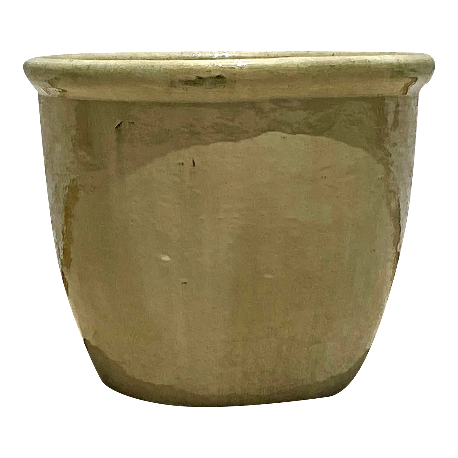Vintage Boho Gainey Glazed Ceramic Planter — additional photo 8