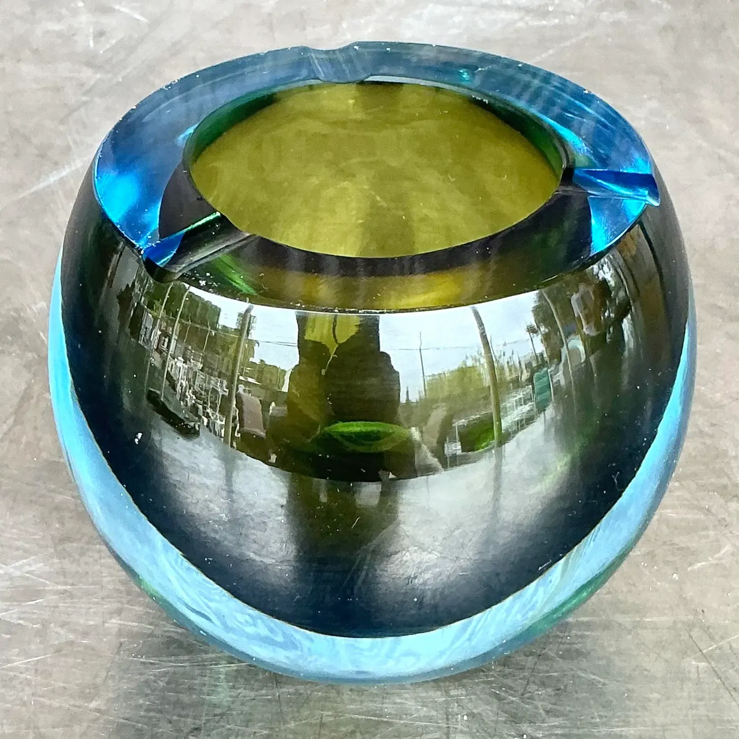 Vintage Boho Glass Ashtray After Murano — additional photo 6