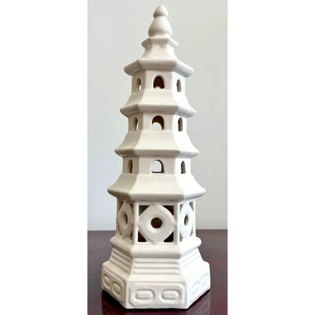 Vintage Boho Glazed Ceramic Sculpture — additional photo 1