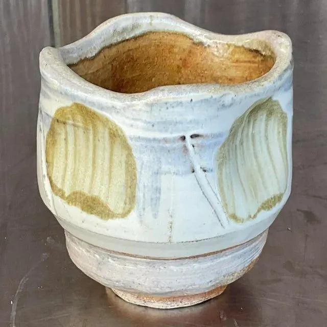 Vintage Boho Glazed Studio Pottery Vase — additional photo 5