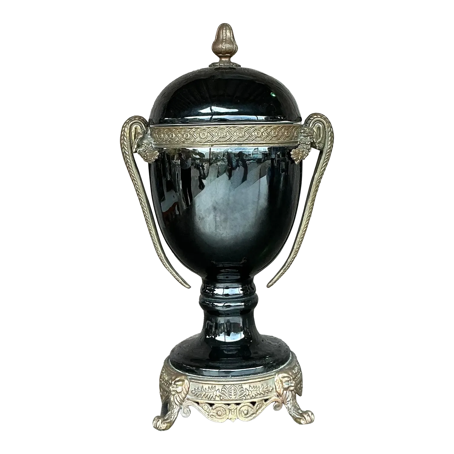 Vintage Boho Grand Tour Lidded Urn