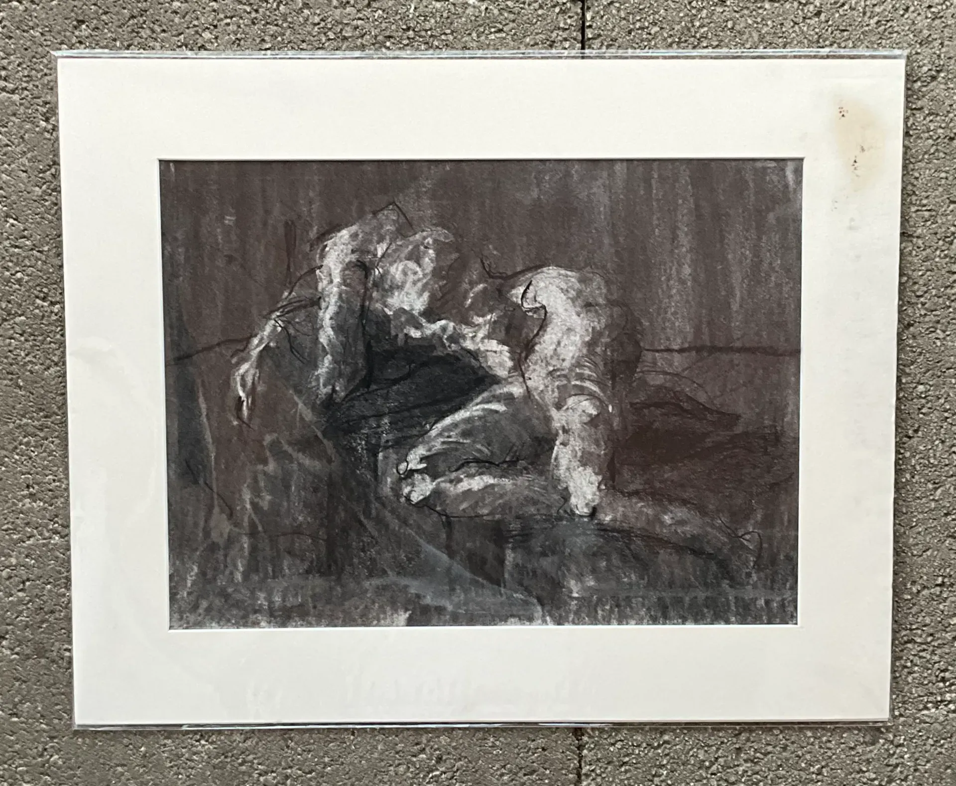 Vintage Boho Graphite Nude Sketch — additional photo 2