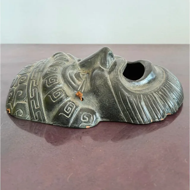 Vintage Boho Greek Comedy Face Mask — additional photo 6
