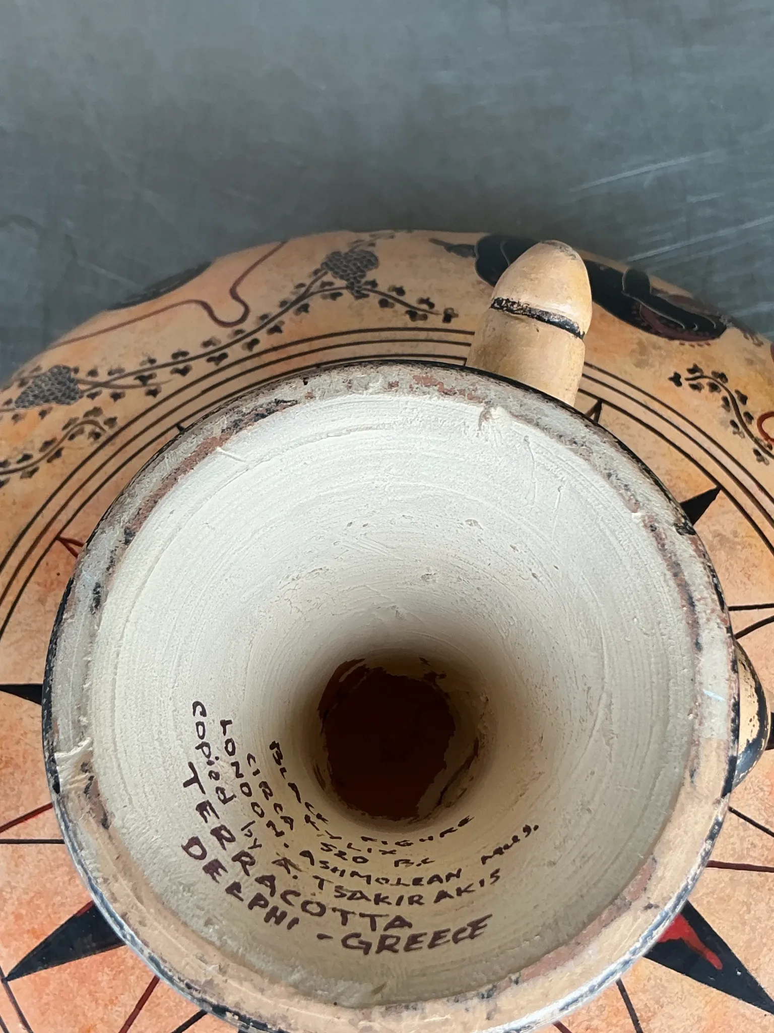 Vintage Boho Greek Erotic Art Bowl — additional photo 3